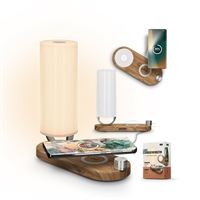 LAMPADA DIMMERABILE CON CARICATORE WIRELESS 15W